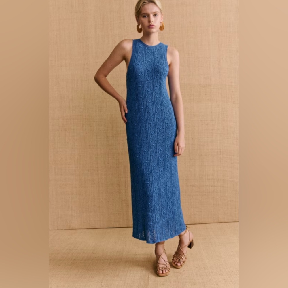 Sézane Wilma Dress - Twilight Blue